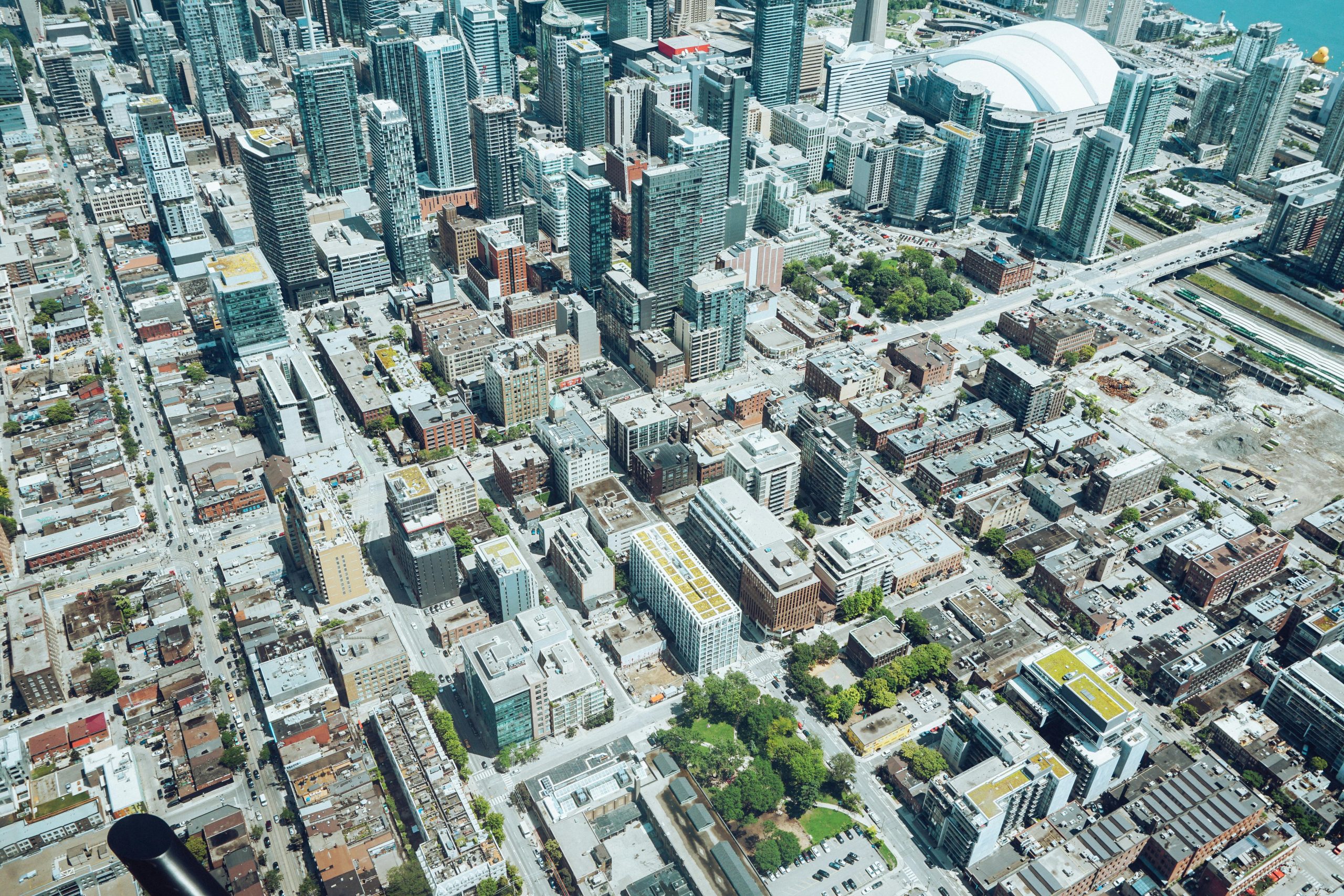 Ariel photo of Toronto's Cityscape